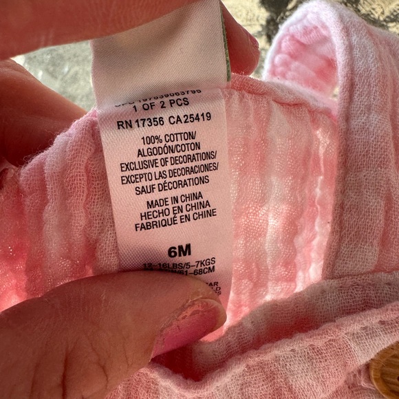 Pink Ruffled Baby Romper - Picture 4 of 6